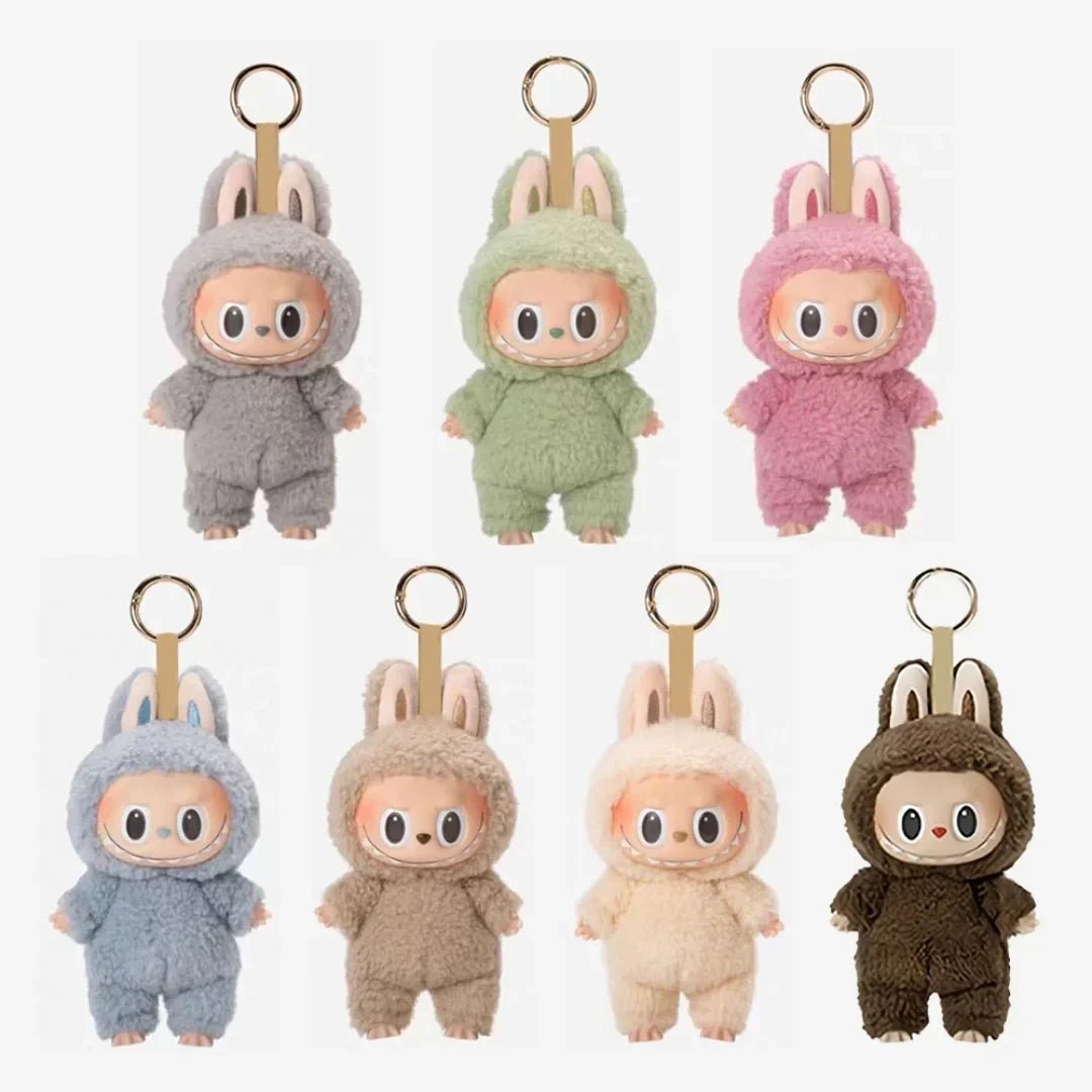 Labubu Doll Original – Soft Red Cute Keychain for Bags & Accessories - Soqira