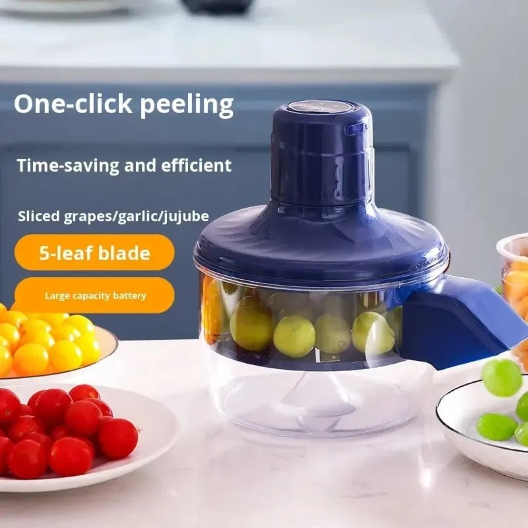 Automatic Electric Fruit Peeler Machine – One-Touch Apple & Potato Peeler | Soqira Bahrain - Soqira