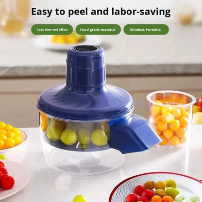 Automatic Electric Fruit Peeler Machine – One-Touch Apple & Potato Peeler | Soqira Bahrain - Soqira