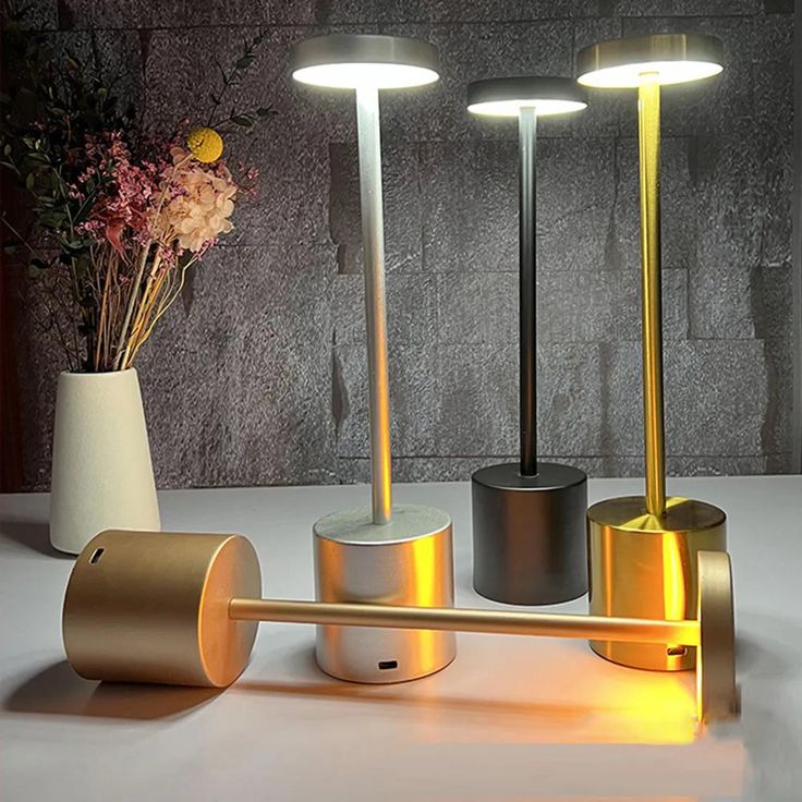 Electric Touch Tabletop Lamp – 3-Way Dimmable LED Desk Light | Soqira Bahrain - Soqira