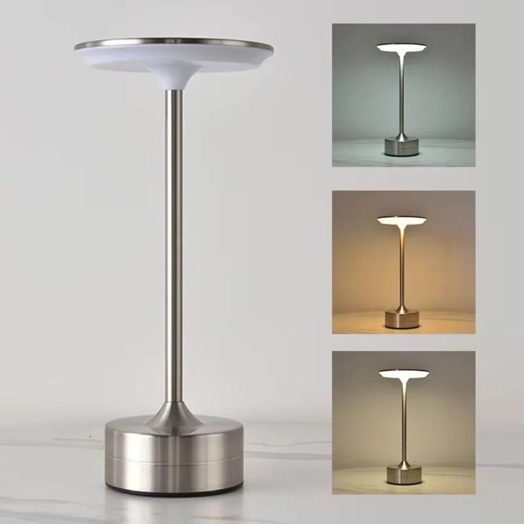Electric Touch Tabletop Lamp – 3-Way Dimmable LED Desk Light | Soqira Bahrain - Soqira