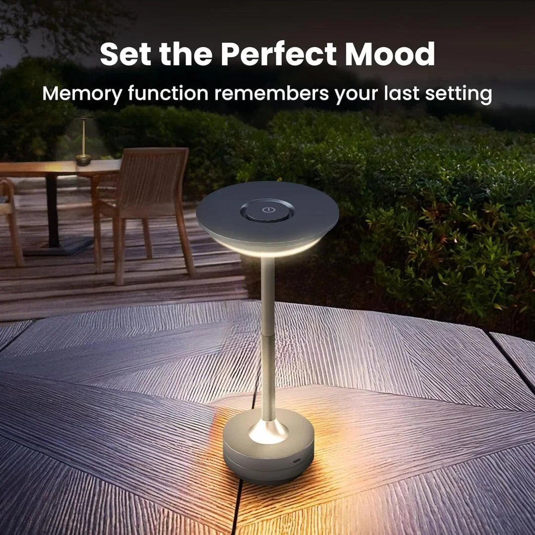 Electric Touch Tabletop Lamp – 3-Way Dimmable LED Desk Light | Soqira Bahrain - Soqira