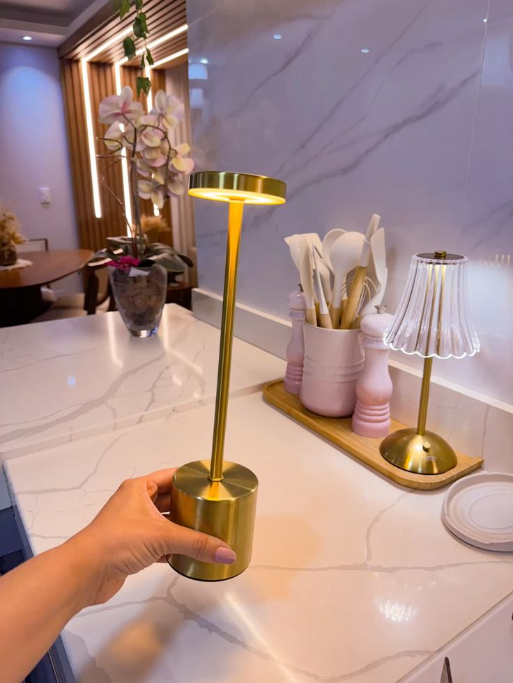 Electric Touch Tabletop Lamp – 3-Way Dimmable LED Desk Light | Soqira Bahrain - Soqira