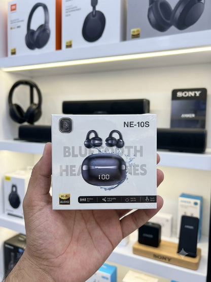 NE-10S Bluetooth Earphones – Hi-Fi Audio, Wireless 5.3, LED Case | Soqira Bahrain - Soqira