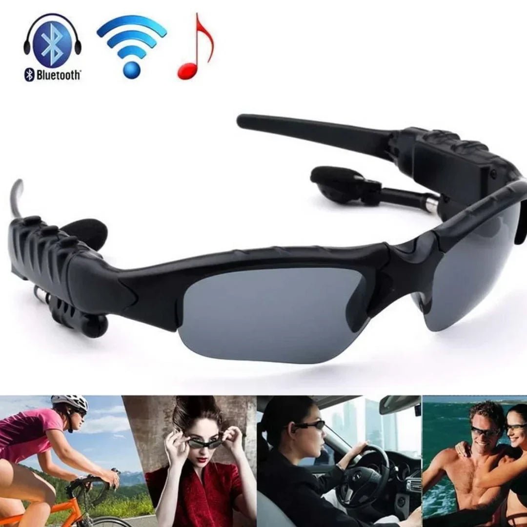 Smart Bluetooth Sunglasses with Built-in Earphones – Wireless Audio Driving & Sports Glasses | Soqira Bahrain - Soqira