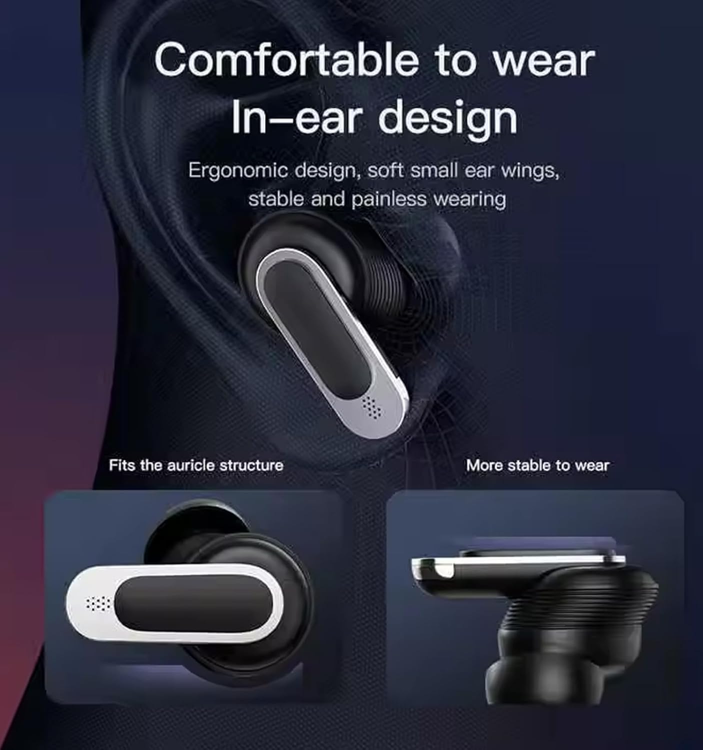 Wireless Earbuds with LCD Touchscreen Case – Bluetooth 5.3 Gaming Mode Stereo Sound | Soqira Bahrain - Soqira
